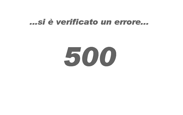 Siamo spiacenti, si � verificato un errore